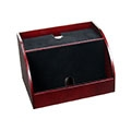 Clean up your desk-Charging Station Desk Organizer - Rosewood